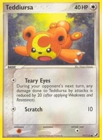 Teddiursa - EX Unseen Forces - Pokemon card