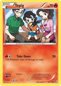 Tepig - Legendary Treasures - Pokemon card