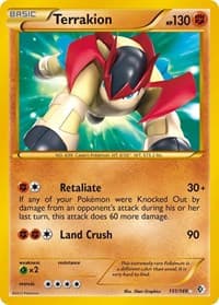 Terrakion - Boundaries Crossed - Pokemon card