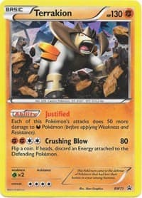 Terrakion - BW71 - Black and White Promos - Pokemon card