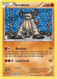Terrakion - Legendary Treasures - Pokemon card