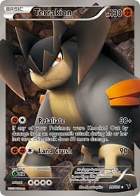 Terrakion (99 Full Art) - Noble Victories - Pokemon card