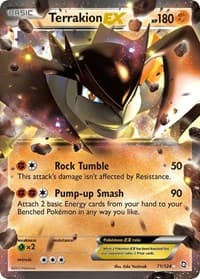 Terrakion EX - Dragons Exalted - Pokemon card