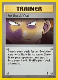 The Boss's Way - Legendary Collection - Pokemon card