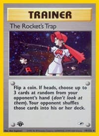 The Rocket's Trap - Gym Heroes - Pokemon card