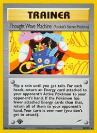 Thought Wave Machine (Rocket's Secret Machine) - Neo Destiny - Pokemon card