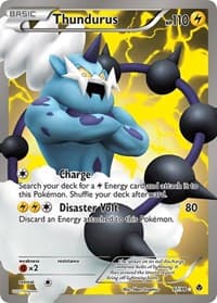 Thundurus (97 Full Art) - Emerging Powers - Pokemon card