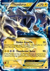Thundurus EX (Team Plasma) - Plasma Freeze - Pokemon card