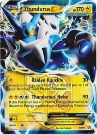 Thundurus EX (Team Plasma) - BW81 - Black and White Promos - Pokemon card