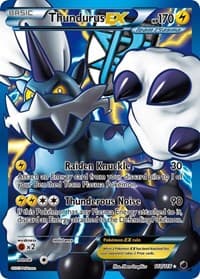 Thundurus EX (Team Plasma) (110 Full Art) - Plasma Freeze - Pokemon card