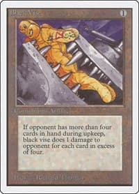 Black Vise - Unlimited Edition - Magic: The Gathering card