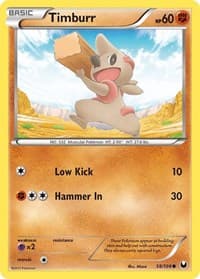 Timburr - Dark Explorers - Pokemon card