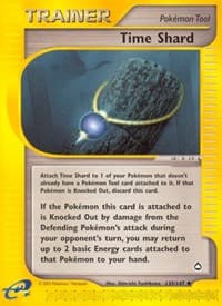 Time Shard - Aquapolis - Pokemon card
