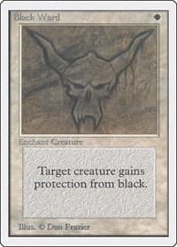 Black Ward - Unlimited Edition - Magic: The Gathering card
