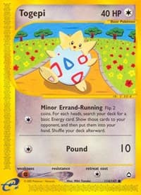 Togepi - Aquapolis - Pokemon card