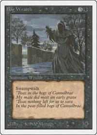 Bog Wraith - Unlimited Edition - Magic: The Gathering card