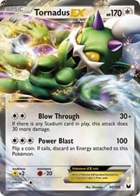 Tornadus EX - Dark Explorers - Pokemon card