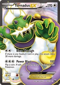 Tornadus EX (108 Full Art) - Dark Explorers - Pokemon card