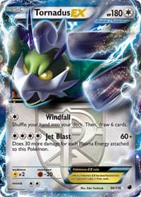Tornadus EX (Team Plasma) - Plasma Freeze - Pokemon card