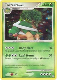 Torterra - Diamond and Pearl - Pokemon card