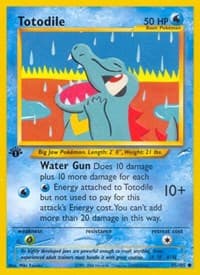 Totodile - Neo Destiny - Pokemon card