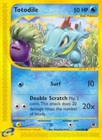 Totodile (134) - Expedition - Pokemon card
