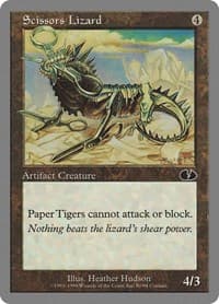 Scissors Lizard - Unglued - Magic: The Gathering card