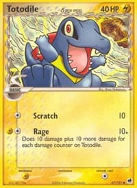 Totodile (Delta Species) - EX Dragon Frontiers - Pokemon card