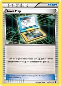 Town Map - Boundaries Crossed - Pokemon card