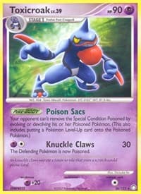 Toxicroak - Mysterious Treasures - Pokemon card