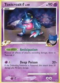 Toxicroak G - Platinum - Pokemon card
