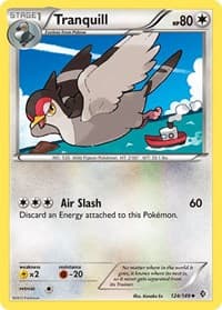Tranquill - Boundaries Crossed - Pokemon card