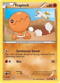 Trapinch - Boundaries Crossed - Pokemon card