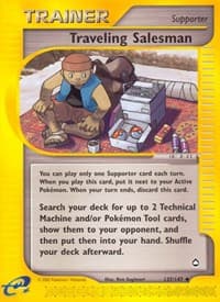 Traveling Salesman - Aquapolis - Pokemon card