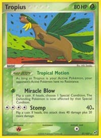 Tropius - EX Deoxys - Pokemon card