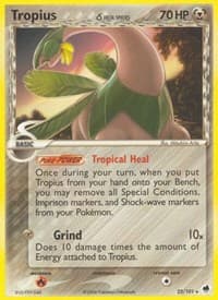 Tropius (Delta Species) - EX Dragon Frontiers - Pokemon card