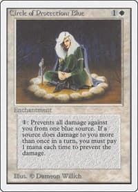 Circle of Protection: Blue - Unlimited Edition - Magic: The Gathering card