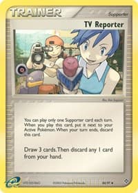 TV Reporter - EX Dragon - Pokemon card