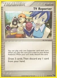 TV Reporter - POP Series 2 - Pokemon card