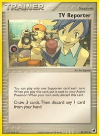 TV Reporter - EX Dragon Frontiers - Pokemon card