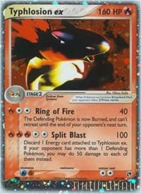 Typhlosion ex - EX Sandstorm - Pokemon card