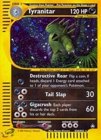 Tyranitar (H28) - Aquapolis - Pokemon card