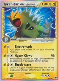 Tyranitar ex (Delta Species) - EX Dragon Frontiers - Pokemon card