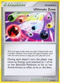 Ultimate Zone - Arceus - Pokemon card