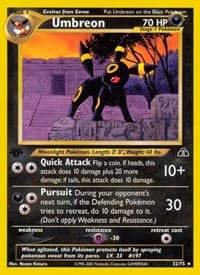 Umbreon (32) - Neo Discovery - Pokemon card