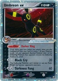 Umbreon ex - EX Unseen Forces - Pokemon card