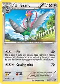Unfezant - Black and White - Pokemon card