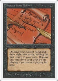 Contract from Below - Unlimited Edition - Magic: The Gathering card