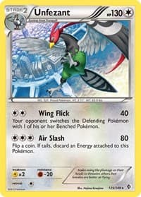 Unfezant - Boundaries Crossed - Pokemon card