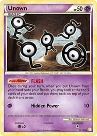 Unown (55) - HeartGold SoulSilver - Pokemon card